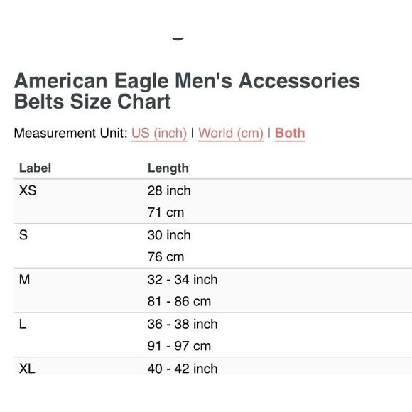 American Eagle Outfitters Unisex M Belt Brown Leather 1 3/8" Wide BOHO Western - Picture 5 of 8